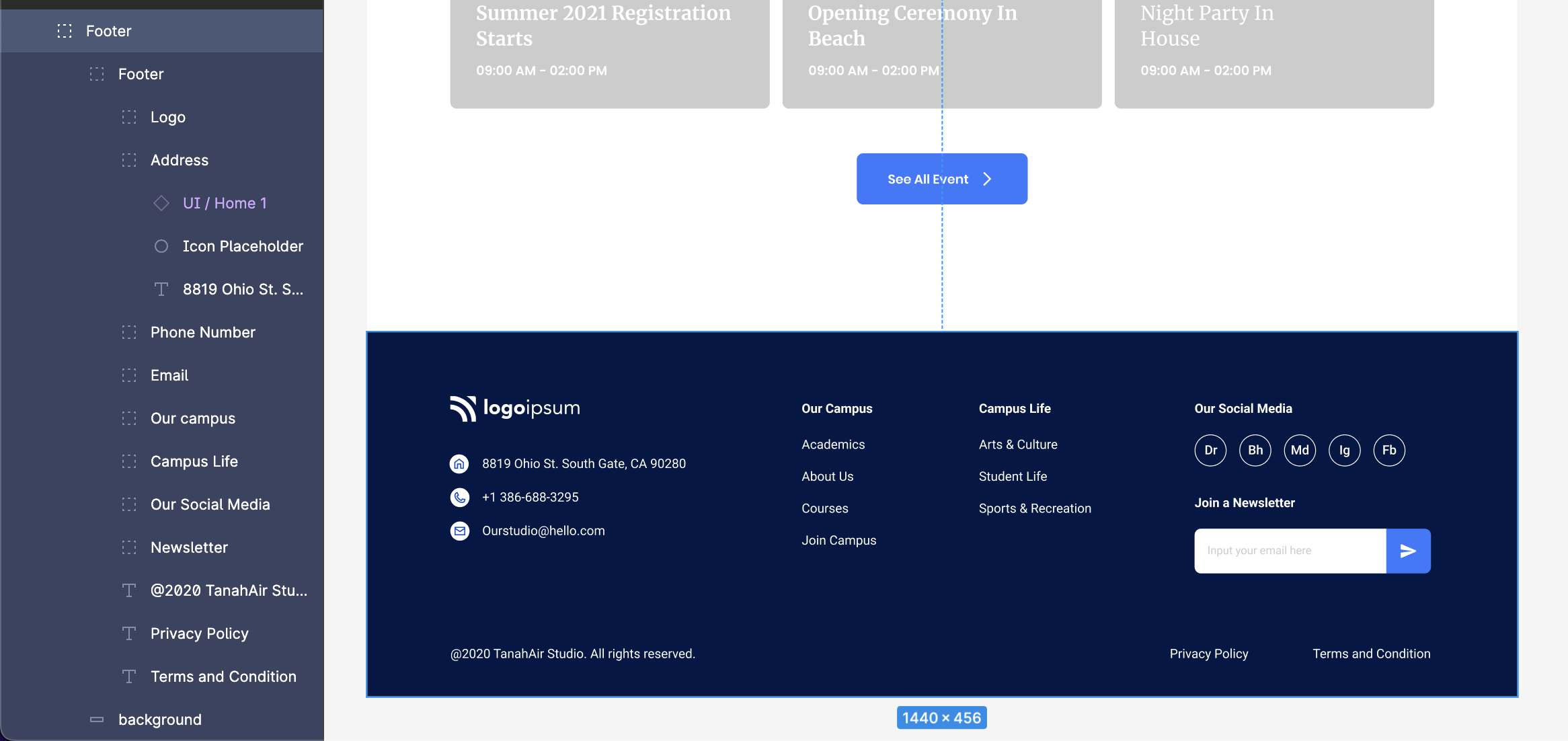 Example banner