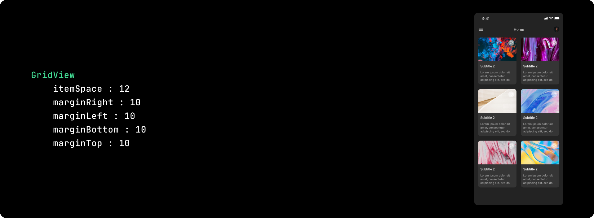 Example banner