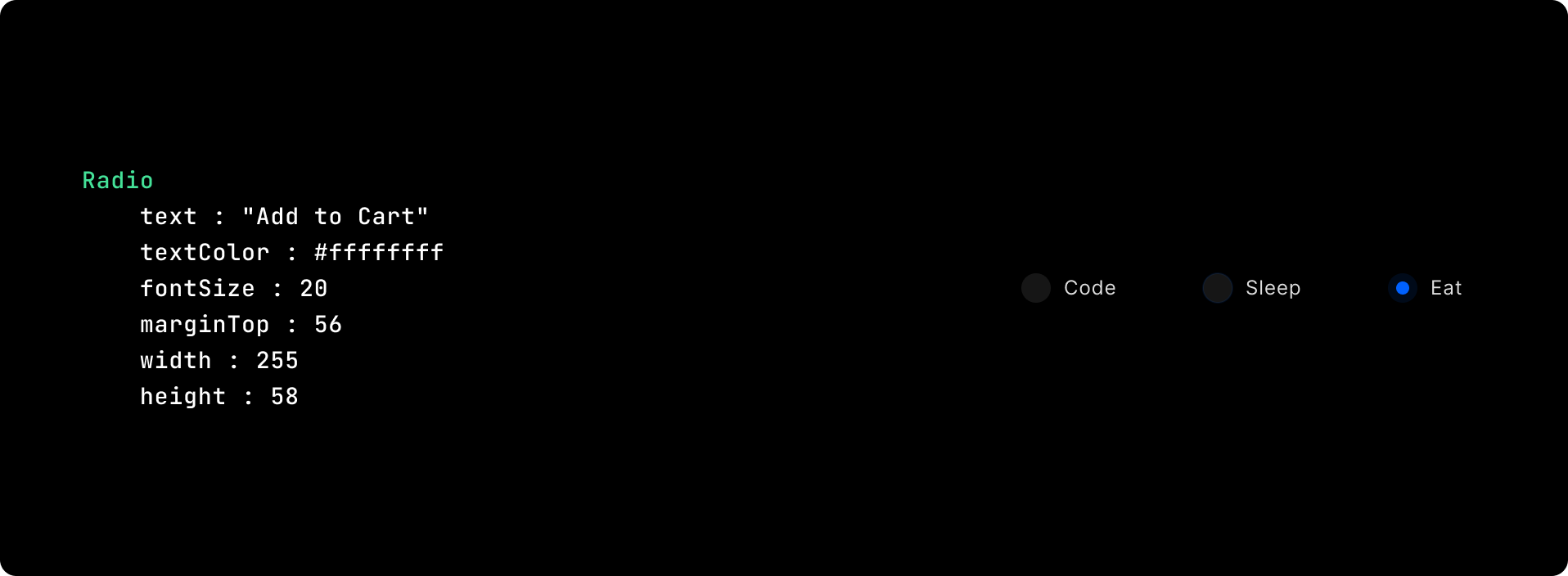 Example banner