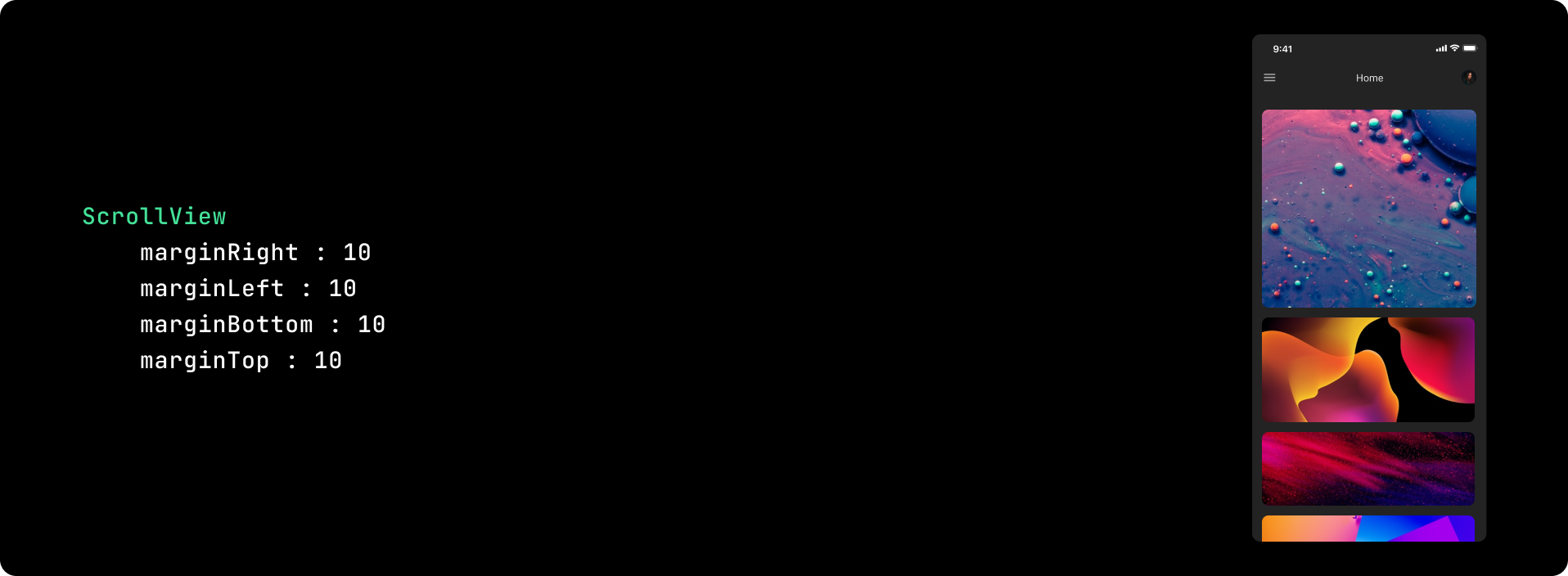 Example banner